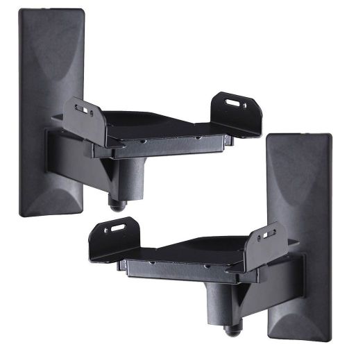 Videosecu one pair of side clamping speaker mounting bracket with tilt and sw... for sale