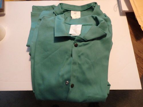 GUARD LINE (2) WELDING JACKETS 2XL FLAME RESISTANT NEW 100% COTTON