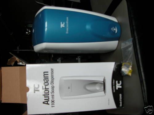 TC AUTOFOAM - MODEL # 750409 - 1100 ML. SOAP DISPENSER - BLUE &amp; WHITE