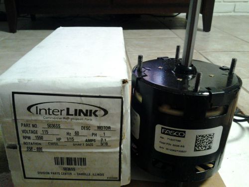 Fasco 71637799 Refrigeration Motor InterLink 5036SS