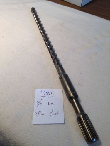 New 5/8&#034; diameter bosch spline sh. carbide tip hammer drill bit 17&#034; german g441 for sale