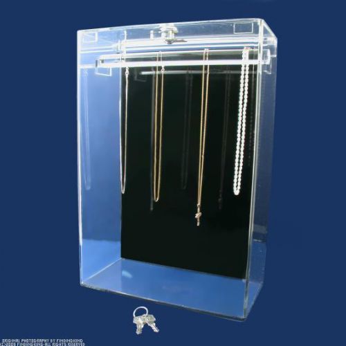 Acrylic Necklace Countertop Display Case Tower 15&#034;