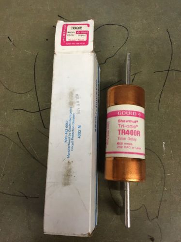 New Gould Shawmut Tri-onic TR400R Fuse Time Delay 400amp 250v