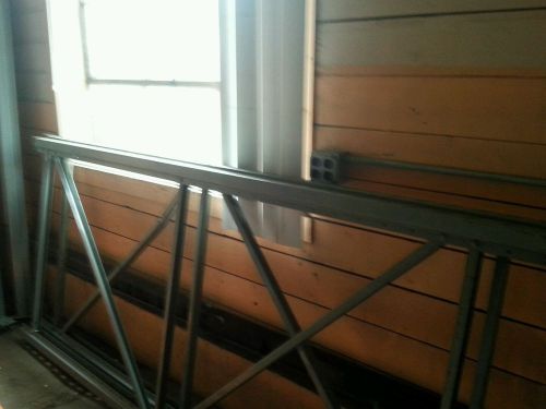 Used Teardrop Hallowell 8&#039; x 8&#039; 3 shelf pallet racks CENTRAL VT PICKUP ONLY