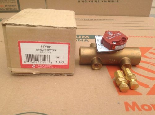 Bell &amp; gossett circuit setter balance valve pls  1&#034; sweat ods 117401 for sale