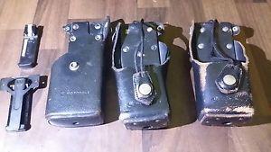 lapd surplus Motorola radio holders missing parts