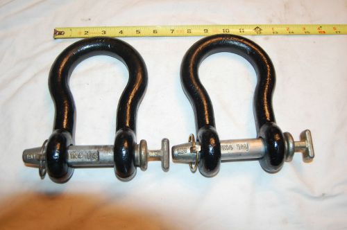 Pair of 1&#034; Diameter Shackles