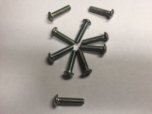 1/4-20  x 1 Button Socket Head Cap Screw Zinc Plated 500 Count