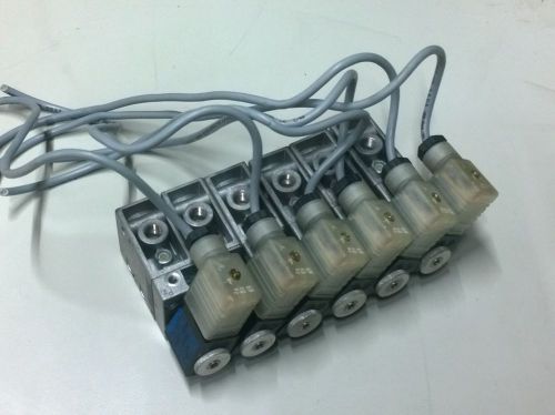 6 pcs FESTO 7958 MFH-3-1/8S VALVE w/ 4527 MSFG-24/42-50/60 COIL (#1927)