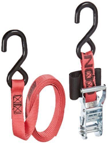 Snap-loc am-ls18rsr-pu polyester s-hook strap with ratchet, 833 lbs load 8 x 1&#034; for sale