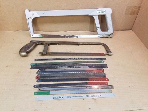 2 Hacksaw set UZ Engineered Contractor Grade &amp; assorted hacksaw blades