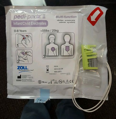 Zoll 8900-0810-01 Pedi-Padz II Pediatric Electrodes for Zoll AED Plus