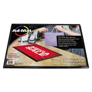 AdMat Counter Mat, 13 x 19, Black Base