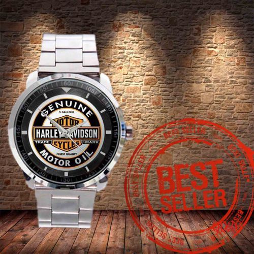 Hot Harley Davidson Anniversary Logo Sport Metal Watch Fit Your Tshirt Motor