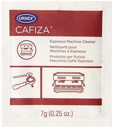 Urnex Cafiza Espresso Machine Cleaning Powder, 100 1/4 oz Packets