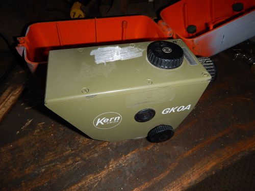 KERN SWISS GK0A SURVEYING LEVEL SCOPE ENGINEERING LAND