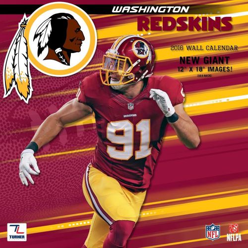 Turner Washington Redskins 2016 Team Wall Calendar September 2015 - December ...