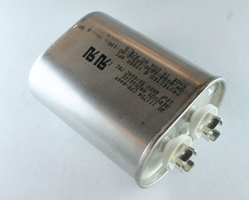 1x 10uF 660VAC Motor Run Capacitor 660V AC 10mfd 660 Volts Pump Aerovox 10 mfd