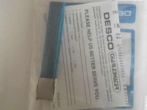 DESCO 14840 WRIST STRAP ESD ADJ ELASTIC BLUE QTY 1  NEW