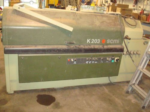 SCMI K203 Single Sided Auto Edge Banding Machine USED 1998