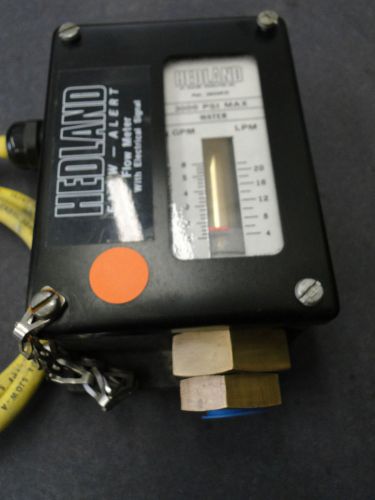 Hedman Flow Alert Meter w/Electical Signal 3000 PSI Water