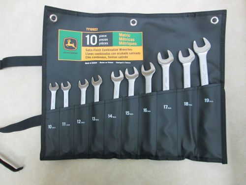 John Deere Metric Satin-Finish Combination Wrench Set TY19922