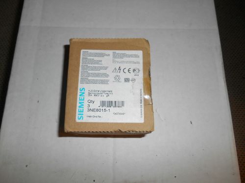 Siemens Semiconductor Fuse Link 3NE8015-1 &#034;BOX of 3&#034;  &#034;NEW&#034;