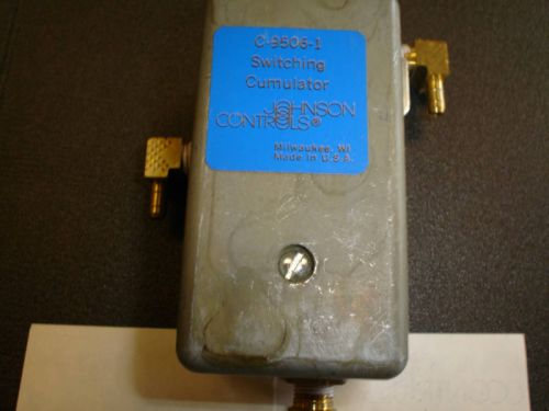 JOHNSON CONTROLS SWITCHING CUMULATOR # C-9506-1