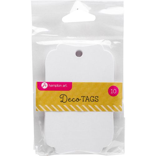 Metal rim tags 1.5 inch 10/pkg-white 729632166129 for sale