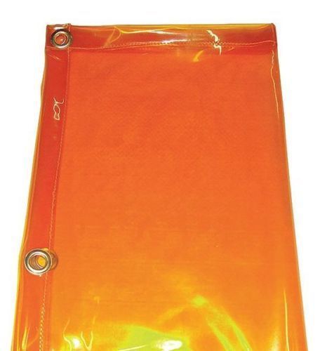 WESTWARD 22RN58 Welding Curtain, 8 ft. W, 6 ft., Yellow NEW !!!