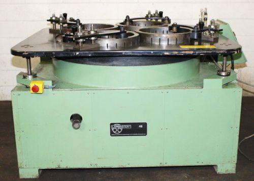 48&#034; Dia. Lapmaster 48F LAPPING MACHINE, OPEN FACE, VARI-SPEED, 4 RINGS,