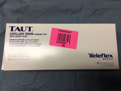 Teleflex Taut Capillary Drain REF 20428-575C 18&#034; / 3/4&#034; - 20/bx - FULL BOX