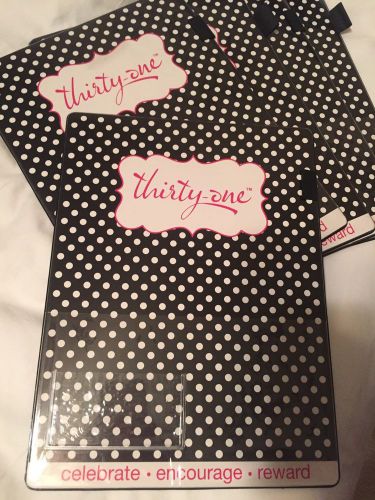 Thirty-One Consultant supply: 5 Lapboards &amp; 8 Pens ***NEW