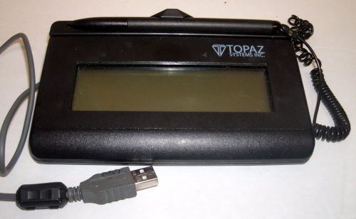 T-L460-HSB-R TOPAZ SIGLITE 1x5 LCD SIGNATURE CAPTURE READER PAD