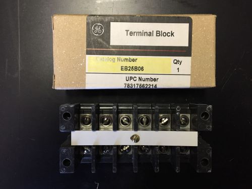 GE Terminal Block EB25B06 UPC-78317562214