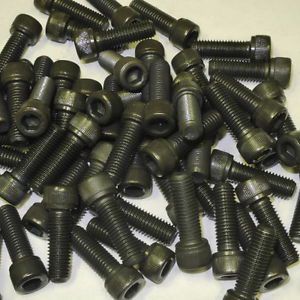 Socket head cap screw 3/8&#034; x 6&#034; unc (10/20/50/100 pcs) allen black oxide for sale