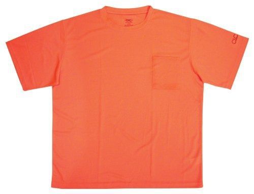 Custom Leather Craft Custom Leathercraft SS072X Hi-Viz Short Sleeve T-Shirt,