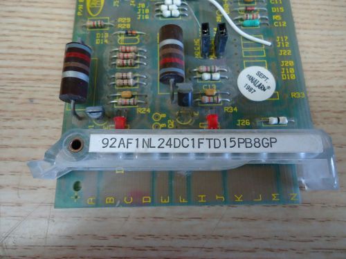 PANALARM 92AF1NL24DC1FTD15PB8GP Alarm Card