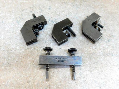 LOT OF 4 STARRETT MACHINIST RULE CLAMPS # 289 &amp; 299