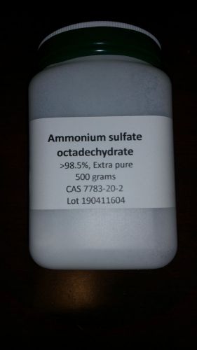 Ammonium sulfate octadechydrate, &gt;98.5%, extra pure, 500 gm for sale