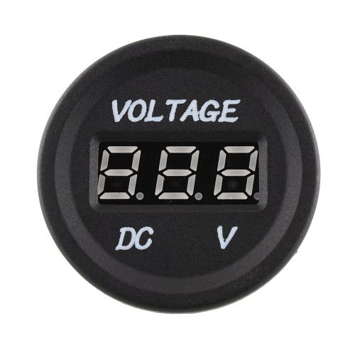 Latest 12V-24V Volt Car Boat Red LED DC Digital Display Panel Voltmeter