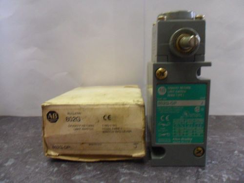 New Allen Bradley 802G-GP Gravity Return Limit Switch Series J NIB