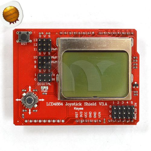 LCD4884 LCD Joystick Shield v2.0 LCD4884 Expansion Board for Arduino