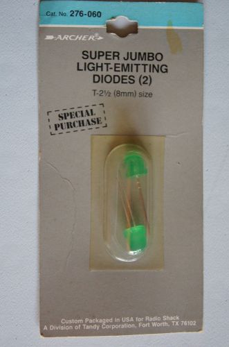 RadioShack Archer Super Jumbo Light-Emitting Diodes 2 Pack 8mm 276-060