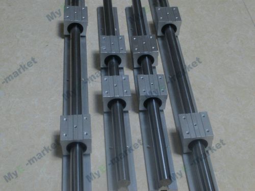 NEW linear rail SBR12-500mm(4 rails+ 8 SBR12UU blocks) Free shipping