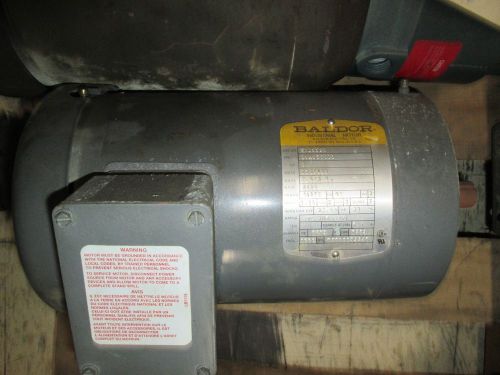 Baldor Motor VM3559T 3HP 230/460V 7.6/3.8A 3450RPM 60Hz 3Ph Used