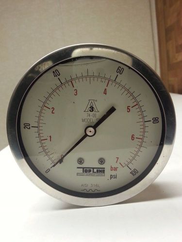 Top Line Liquid Filled Pressure Gauge