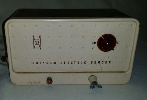 Hol Dem Electric Fencer Model 51 115 Volts 60HZ