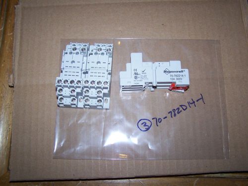 Magnecraft 70-782D14-1 Relay Socket Base (Lot of 3)