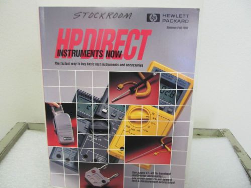 Hewlett packard hpdirect instruments catalog...1990 for sale